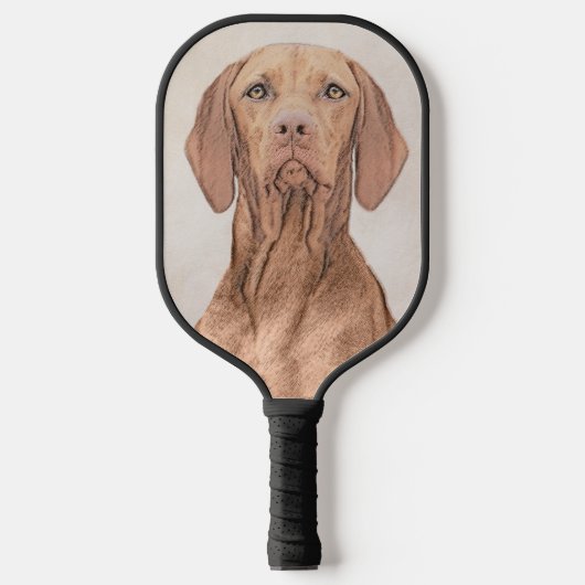 Vizsla-schildering - Cute Original Dog Art Pickleball Paddle (Voorkant)