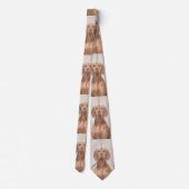 Vizsla-schildering - Cute Original Dog Art Stropdas (Achterkant)