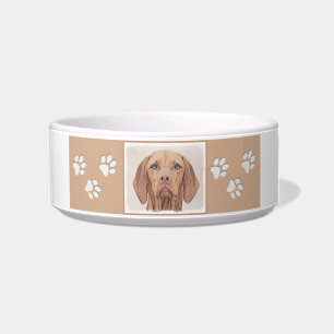 Vizsla-schildering - Cute Original Dog Art Voerbakje