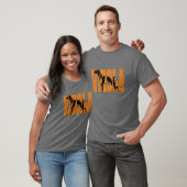 Vizsla Silhouette, Show Stack T-shirt (Unisex)