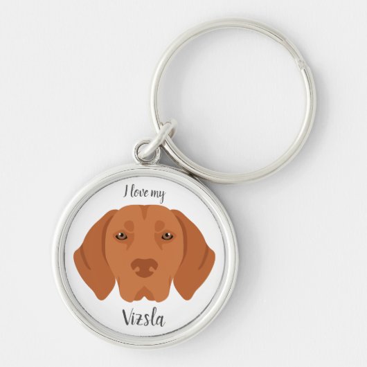 Vizsla Sleutelhanger (Voorkant)