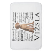 Vizsla Traits Bath Mat (Voorkant Verticaal)
