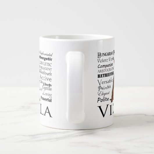 Vizsla Traits Jumbo Mug (Dos)