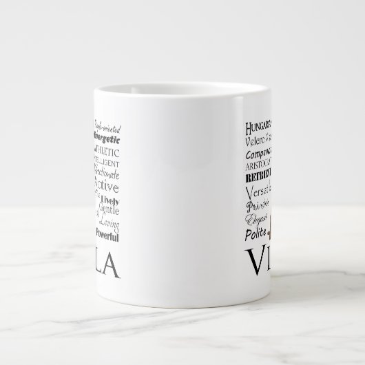 Vizsla Traits Jumbo Mug (Devant)