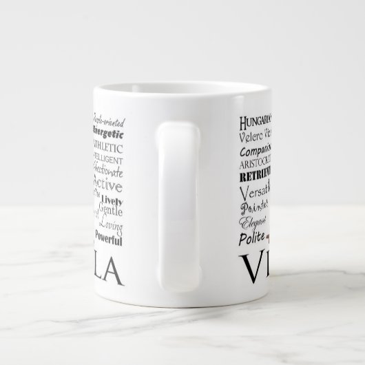 Vizsla Traits Jumbo Mug (Dos)