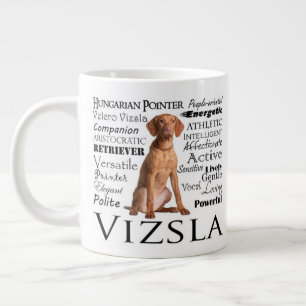 Vizsla Traits Jumbo Mug