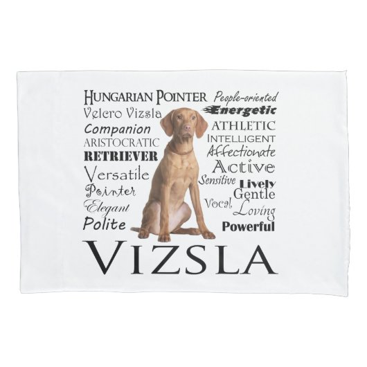 Vizsla Traits Kussensloop (Voorkant)