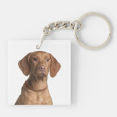 Vizsla Traits Sleutelhanger (Achterkant)