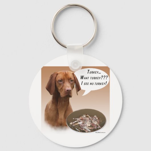 Vizsla Turkije Sleutelhanger (Voorkant)