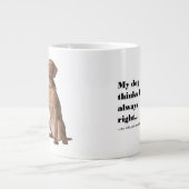 Vizsla / Vrouw Jumbo Mok (Voorkant)