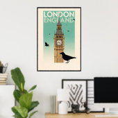 VK. Engeland, Londen Poster (Thuiskantoor)