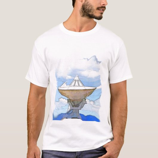 VLA, zeer grote array, gewoon luisteren T-shirt (Voorkant)