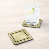 Vlaams 50e bruiloft Jubileum Bier Onderzetter (Rechterzijde)