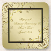 Vlaams 50e bruiloft Jubileum Bier Onderzetter (Voorkant)