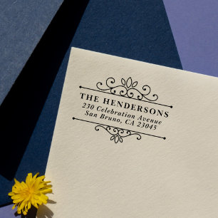 Vlaams Lijst Familienaam Return Address Rubberstempel