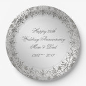 Vlaams zilver 25e Jubileum Bord papier (Voorkant)