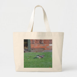Vlaamse gaai grote tote bag