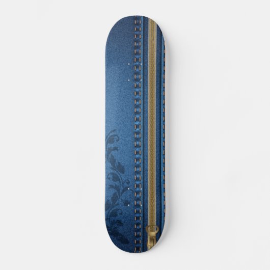 Vlaamse geschilde Jeans Denim Skateboard (Voorkant)