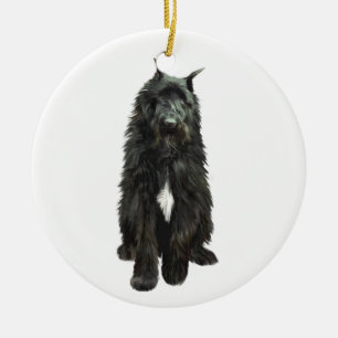 Vlaamse koehond keramisch ornament