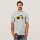 Vlaamse vlag fietsen t-shirt (Voorkant volledig)