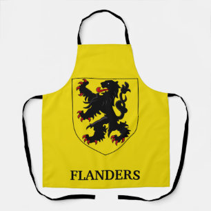 Vlaamse Wapenschild Heraldische Leeuw Schort