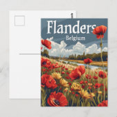 Vlaanderen België Briefkaart (Voorkant / Achterkant)