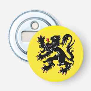 Vlaanderen Button Flesopener