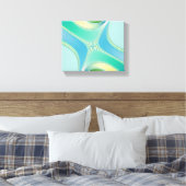 Vlaanderen - Fractal Art Canvas Afdruk (Insitu (Slaapkamer))