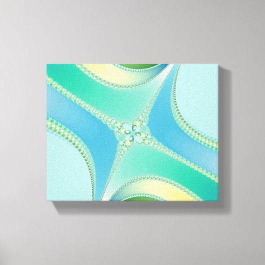 Vlaanderen - Fractal Art Canvas Afdruk (Voorkant)