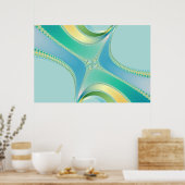 Vlaanderen - Fractal Art Poster (Keuken)