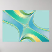 Vlaanderen - Fractal Art Poster (Voorkant)