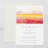 Vlaanderen landschap save the date (Voorkant / Achterkant)