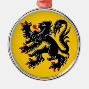 Vlaanderen Metalen Ornament