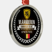 Vlaanderen Metalen Ornament (Rechts)