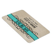 Vlaanderen Rand sparen de Magnetdatum, Aqua Magneet (Rechterzijde)