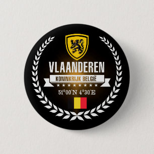 Vlaanderen Ronde Button 5,7 Cm