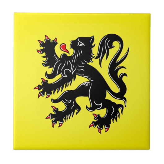 Vlaanderen Tegeltje (Voorkant)