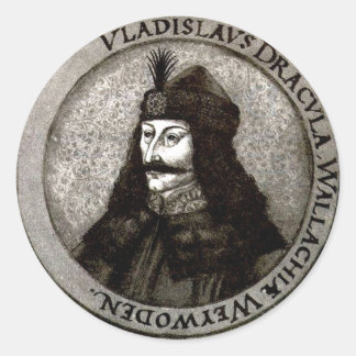 Vlad de Impaler Ronde Sticker