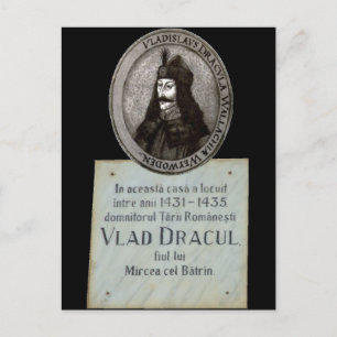 Vlad Dracul Memorial Briefkaart