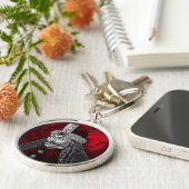 Vlad Dracula Gothic Sleutelhanger (Zijkant)