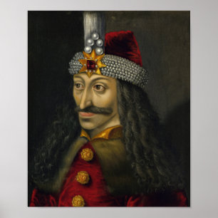 Vlad het Impaler Portret Poster