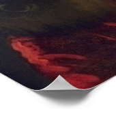 Vlad Tepes Dracula Impaler Voivode van Wallachia Poster (Hoek)