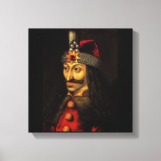 Vlad tepes (Vlad the Impaled) Canvas Afdruk (Voorkant)