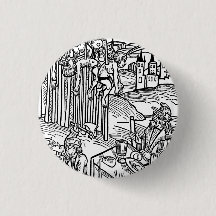 Vlad The Impaler (Dracula) Pins (klein - groot)