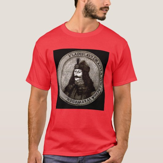 Vlad the Impaler, Dracula, Vampire T-shirt (Voorkant)