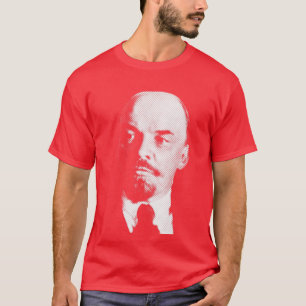 Vladimir Iljitsj Lenin White Portrait Shirt