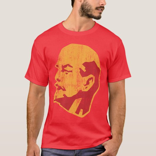 vladimir lenin ccccp portret t-shirt (Voorkant)