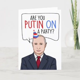 VLADIMIR POETIN: Ben jij Poetin op een partij? Kaart