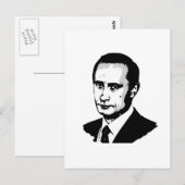 Vladimir Poetin Briefkaart (Voorkant / Achterkant)