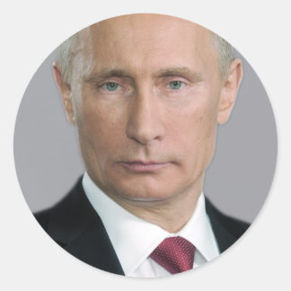 Vladimir Poetin Gear Ronde Sticker